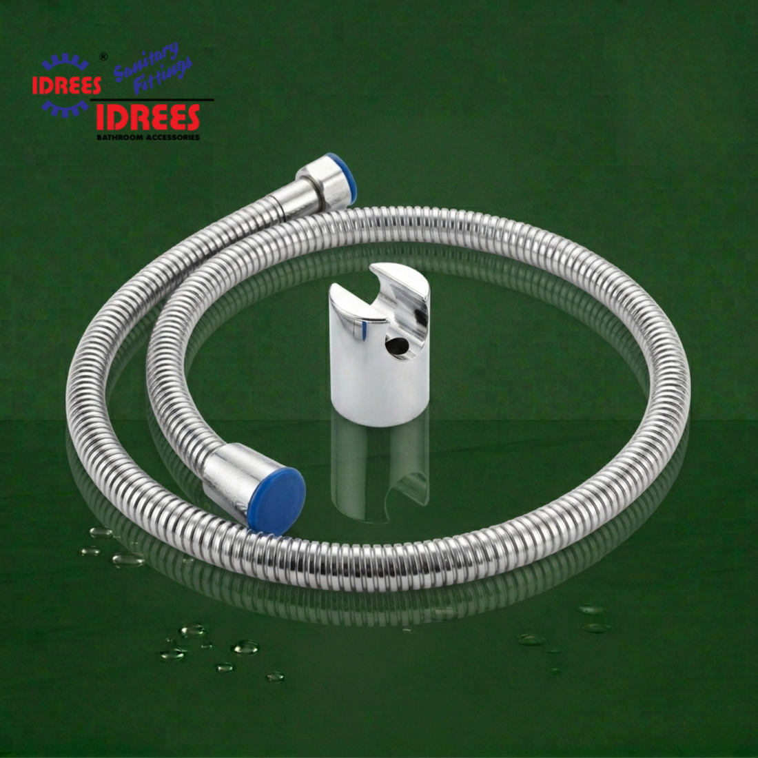 Idrees Hand Shower Set with Stainless Steel Hose 1.5 Meter